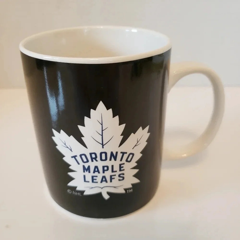 Brands Unlimited Toronto Maple Leafs Blue/White NHL Coffee Mug.